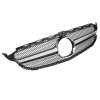 Přední maska Mercedes C-CLASS W205 (2014-2018) - stříbrno - černá