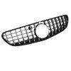 Přední maska Mercedes C217/A217 (2014–2020) - chromová, černá