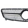 Přední maska Mercedes W176 (2015–2018) - černá, chromová