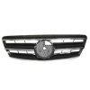 Přední maska Mercedes W220 (2002–2005) - černá, chromová