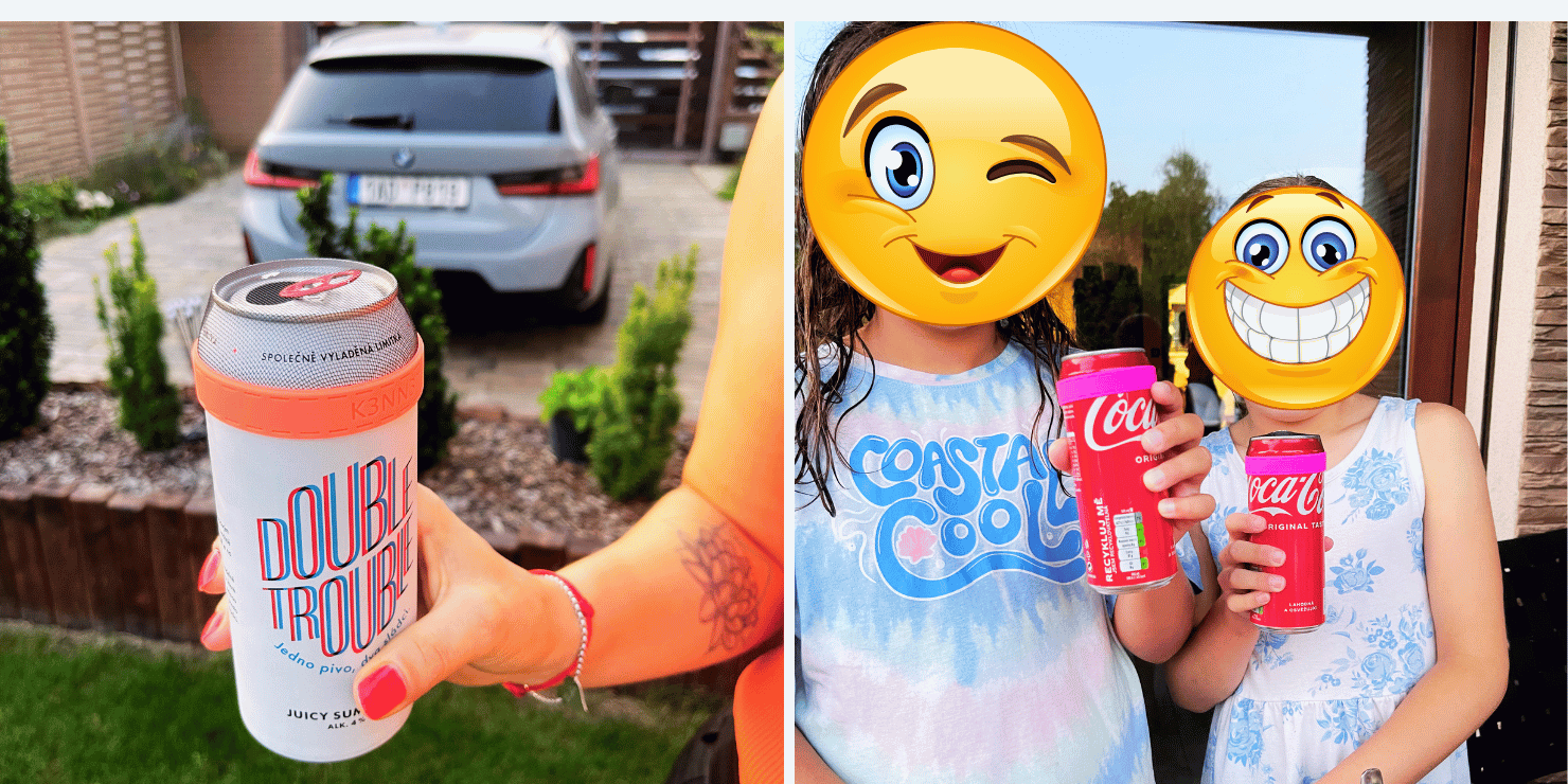 táta v pohodě a maminka má strach