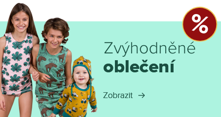 Dětské a kojenecké oblečení z biobavlny za zvýhodněné ceny