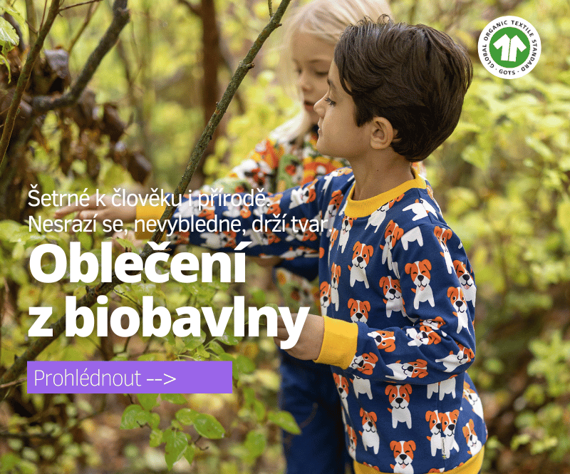 Dětské oblečení z biobavlny