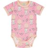 biobavlna divci body pro miminko s kratkym rukavem CUTE SQUID meyadey