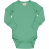 biobavlnene zelene kojenecke body s dlouhym rukavem cascade meyadey (3)