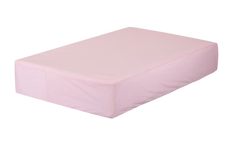2v1 Růžové prostěradlo 41x90cm a chránič matrace