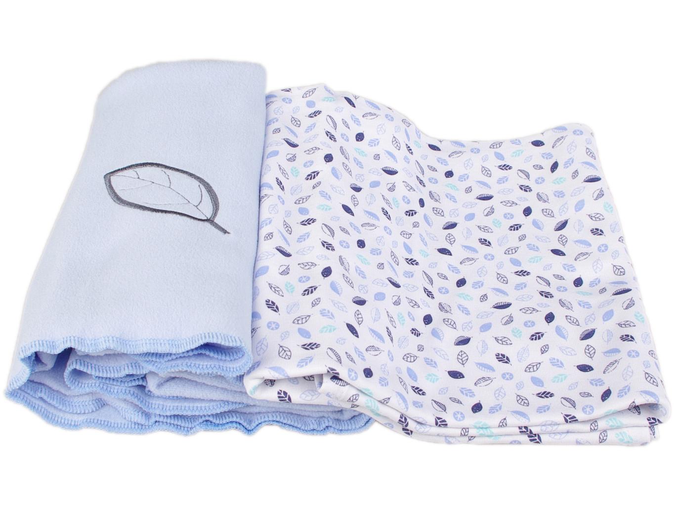 Sada dvou dek modrá lístečky Kaarsgaren