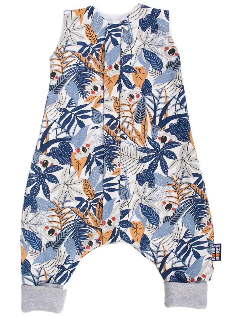 Letní spací pytel 60 cm s nožičkami koala modrá Kaarsgaren