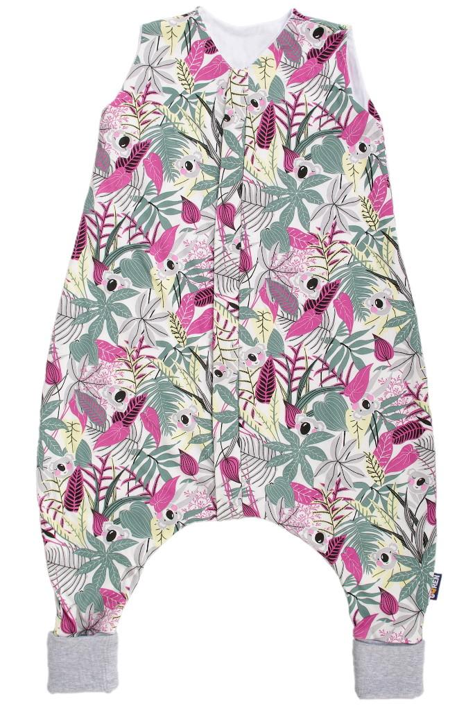 Letní spací pytel 70 cm s nožičkami koala růžová Kaarsgaren