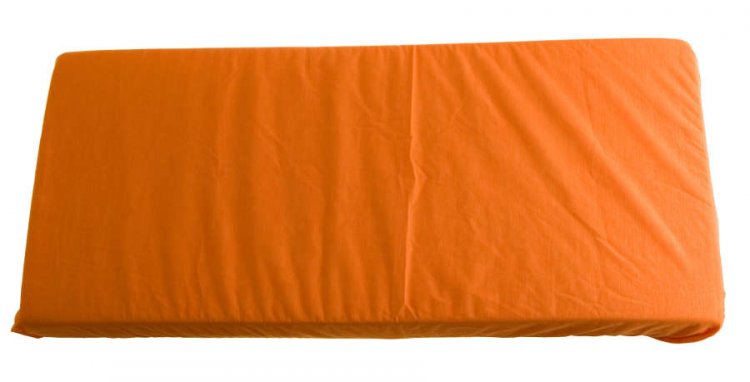 2v1 Oranžové prostěradlo 70x140cm a chránič matrace