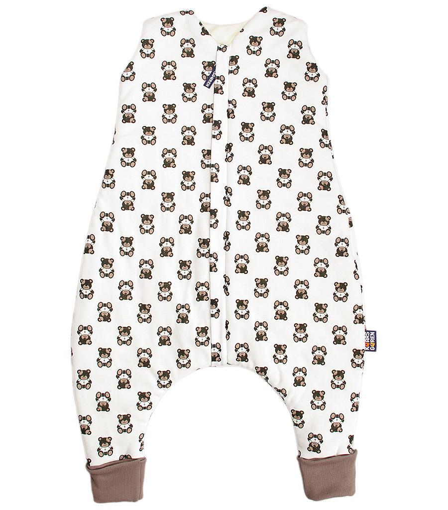 Spací pytel medvídek 90 cm hnědé nohavice Kaarsgaren