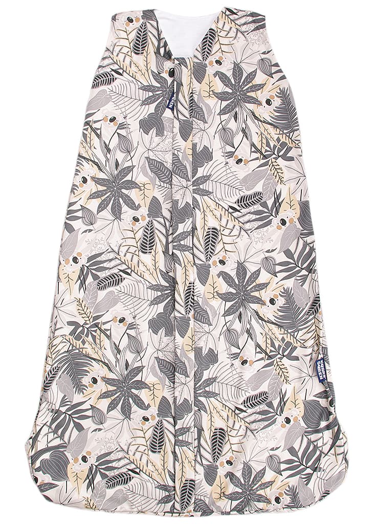 Letní 3D spací pytel 100 cm bambus šedá koala Kaarsgaren