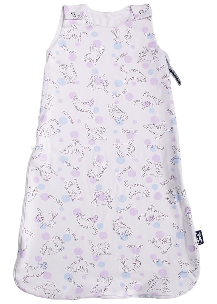 Letní spací pytel 70 cm kočka jóga zip na boku Kaarsgaren