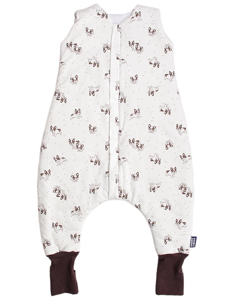 Spací pytel s nožičkami 80 cm buldočci Kaarsgaren