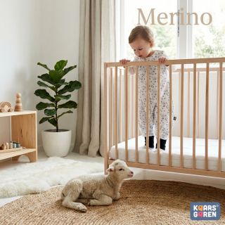 🐑✨ Merino, které děti milují… a maminky taky. Spací pytel z kombinace bio bavlny a merino vlny je ideální pro klidné spaní...