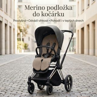 Léto se pomalu blíží ☀️ a pro miminko v kočárku může být někdy opravdu teplo. Naše merino vložka do kočárku pomáhá udržet...