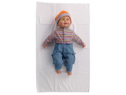 1632 obojstranna frote podlozka biela 50 x 80 cm