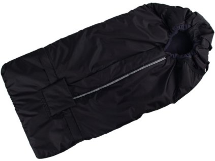1884 fusak cierno sedy s fleece podsivkou