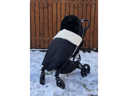 2037 cierna zimna merino deka nepadajuca