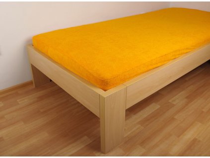 906 nepriepustna plachta 70x140cm oranzove frote bavlna