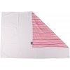 1122 2 obojstranna bambusova deka ruzove pruzky