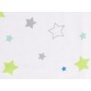 3006 3 letna deka 150x200cm z biobavlny hviezdicky na biele