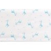 3012 1 letna deka 150x200cm z biobavlny zirafy aqua