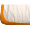 906 4 nepriepustna plachta 70x140cm oranzove frote bavlna