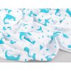 letná deka z biobavlny delfíny 12533 01