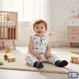 💙 Klidný spánek, i když se ochladí 🤍 Bio spací pytel s nožičkami pro teploty kolem 15–18 °C. Měkká bio bavlna, volnost...