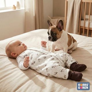 🐾 Když máte doma malého hlídače… …a ještě k tomu buldočky i na spacím pytli 😄🤍 Spací pytel je skvělý pomocník na spánek i...