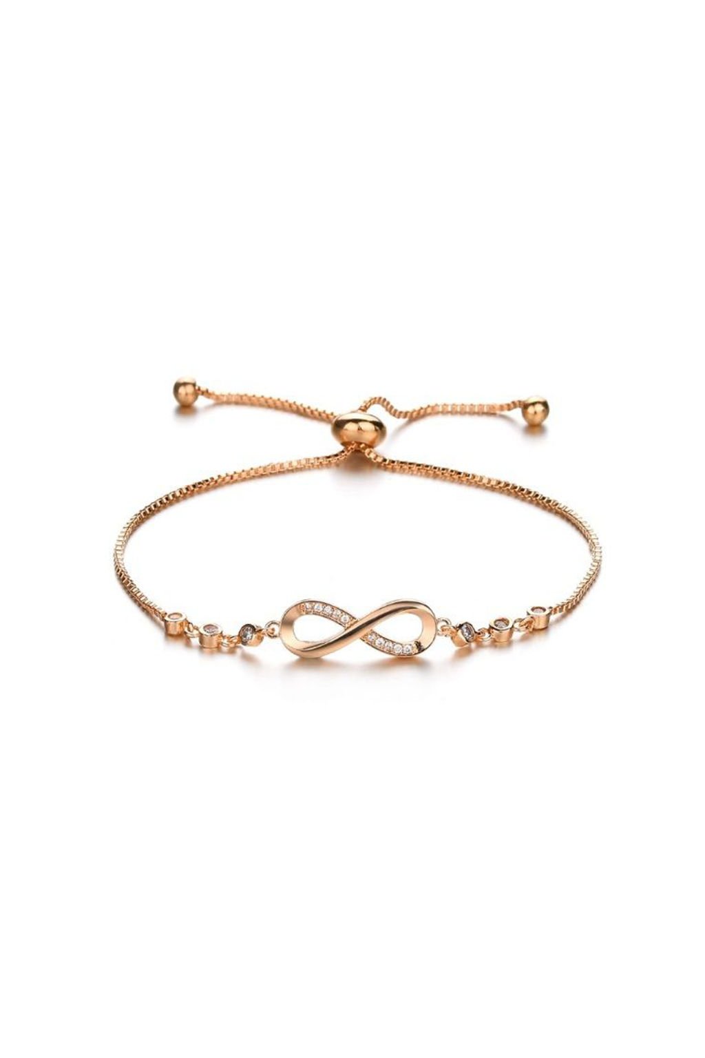 Náramek s přívěskem Nekonečno ve zlaté barvě