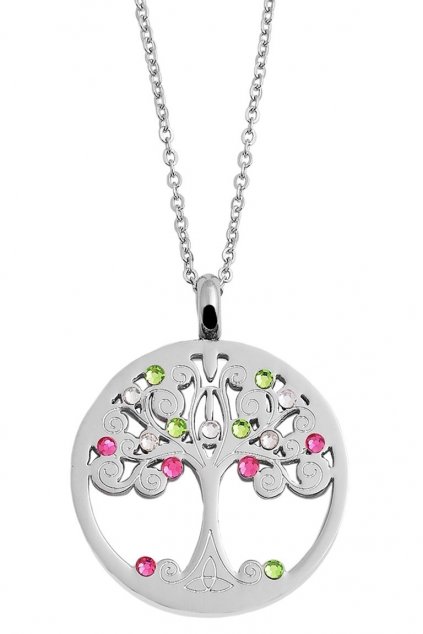 Řetízek s přívěskem Akzent z nerezové oceli