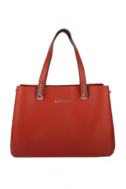 Luxusní červená kabelka Anna Grace