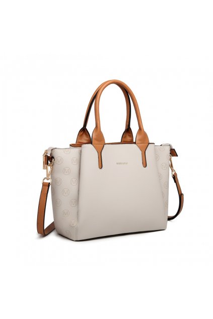 Luxusní béžová kabelka Miss Lulu