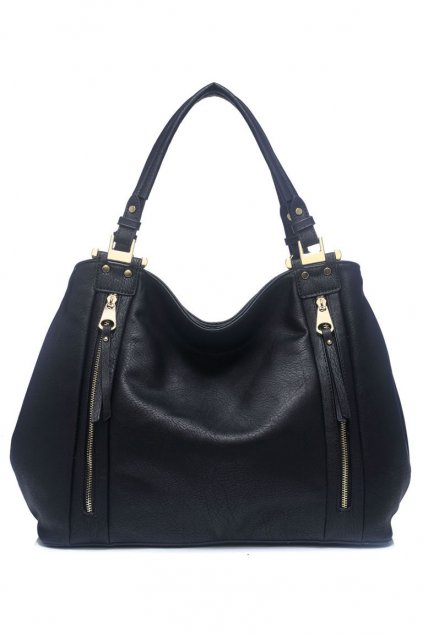 Černá kabelka Moda Handbag na rameno 8261