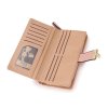 Béžová peněženka s motivem listu vnitřní provedení