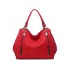 Červená kabelka na rameno Moda Handbag 8261