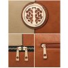 Červeno-bílá crossbody kabelka se zlatým kováním A34751 detail