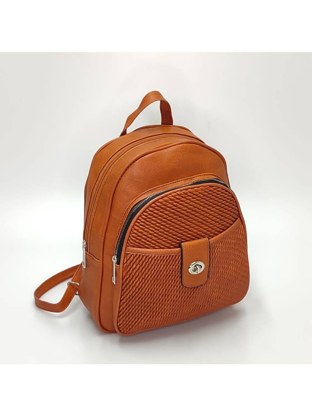Dámsky ruksak DL0132 tehlový www.kabelky vypredaj (2)