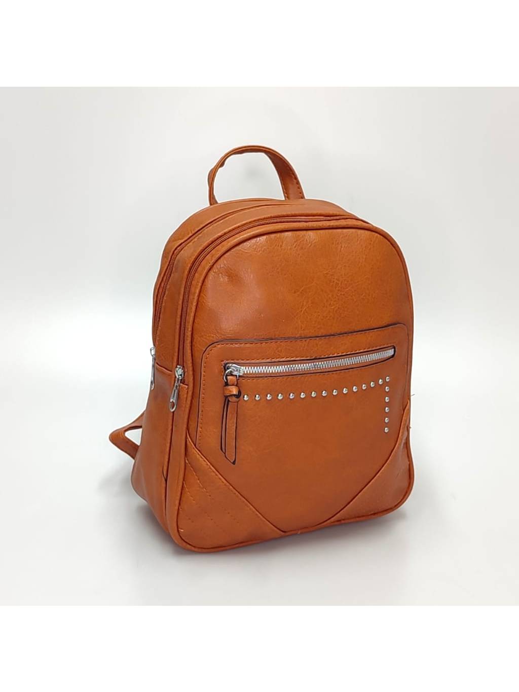 Dámsky ruksak 6301 tehlový www.kabelky vypredaj (1)