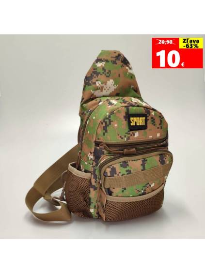 Športová crossbody taška A 1 zelená www.kabelky vypredaj (1)