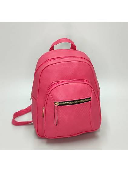 Dámsky ruksak 8166 tmavo ružový www.kabelky vypredaj (5)