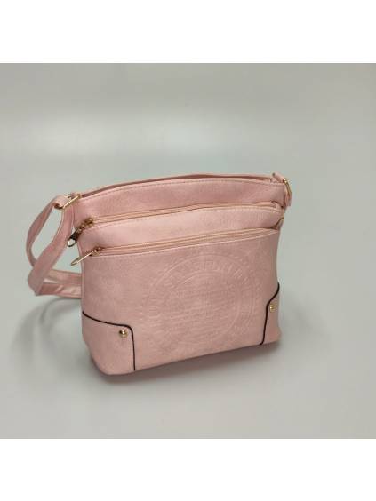 Dámska crossbody kabelka 1718 svetloružová www.kabelky vypredaj (31)