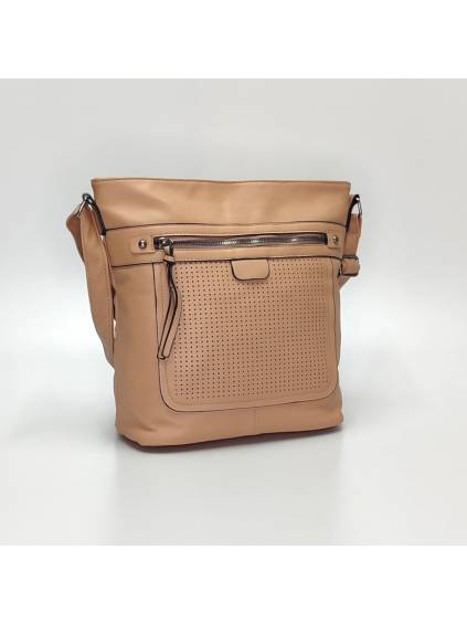 Dámska Crossbody kabelka B7836 tmavobéžová www.kabelky vypredaj.eu (8)