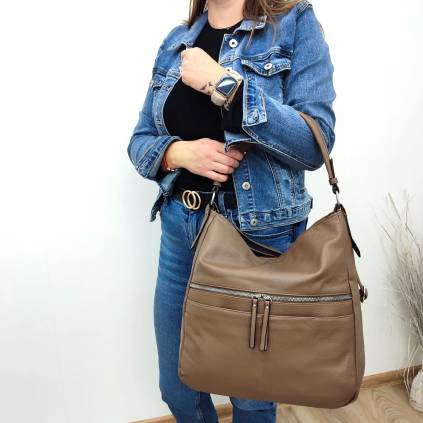 Dámska kabelka YD9526 tmavo bežová