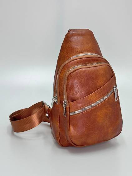 Pánska crossbody taška G802 hnedá