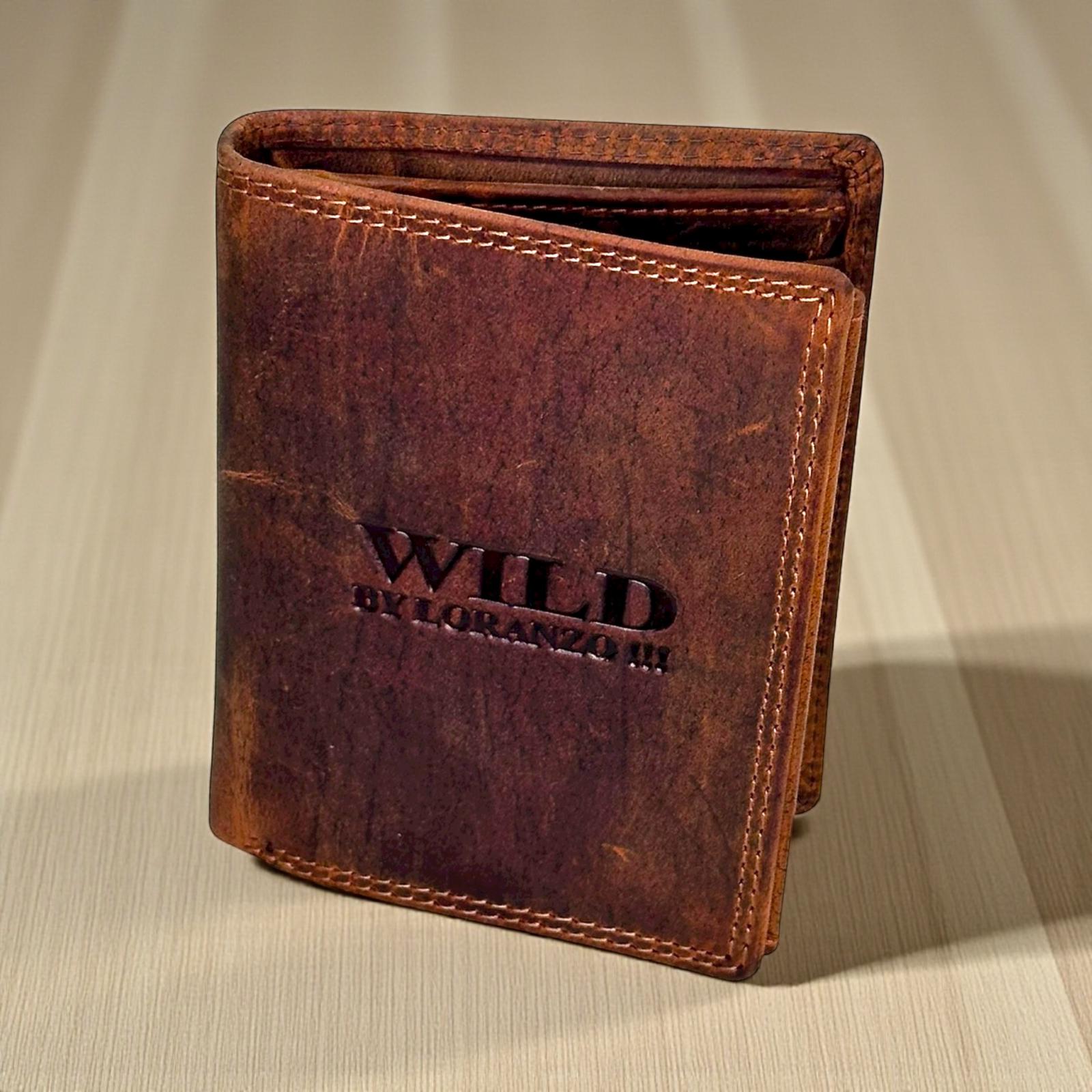 Pánska kožená peňaženka WILD 882 hnedá