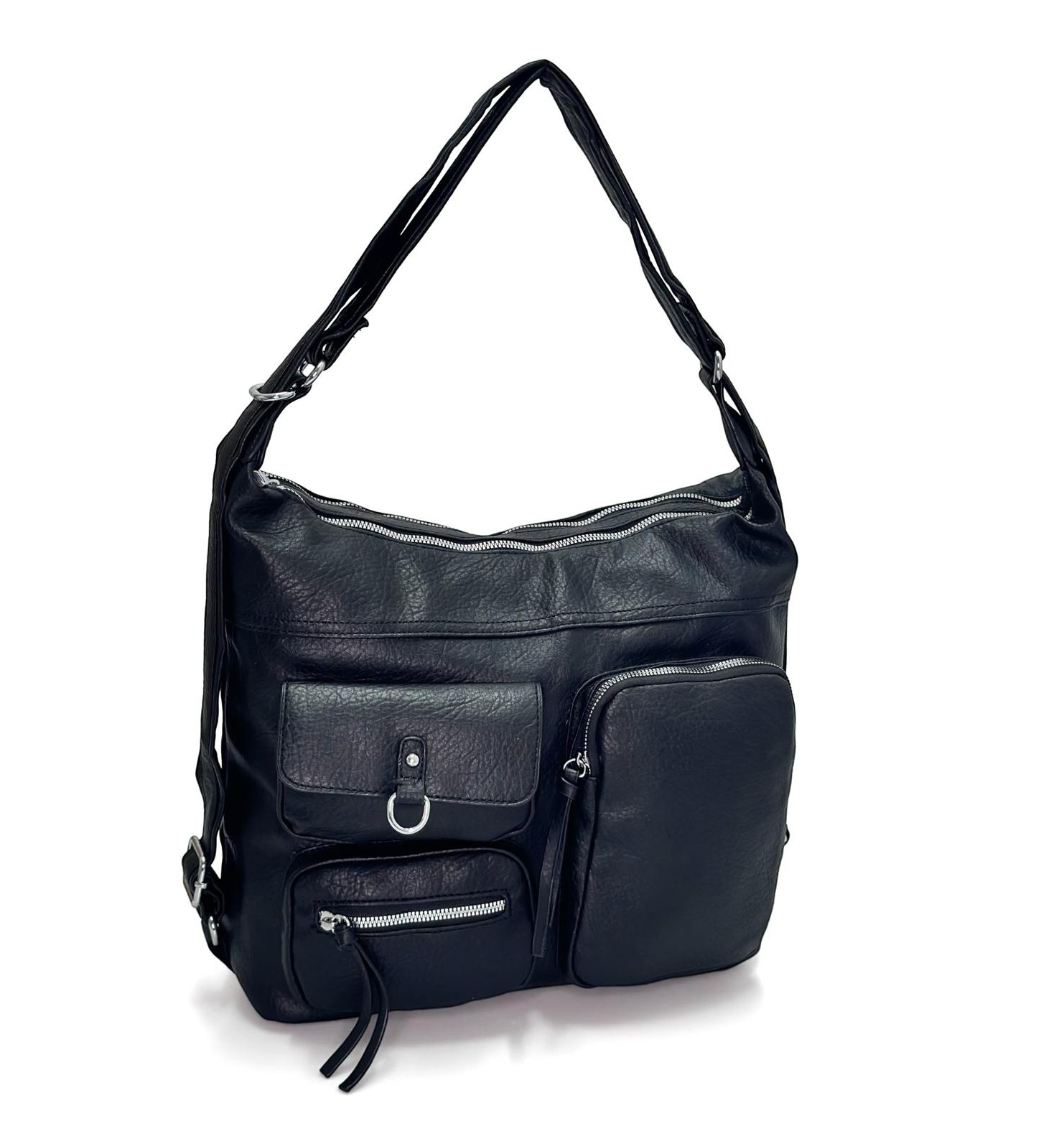 Dámska kabelka/ruksak 2v1 FB2430 čierna