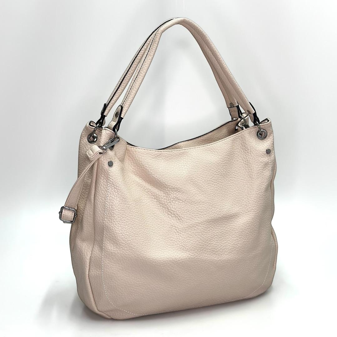 Dámska shopper kabelka 1032-ZH béžová